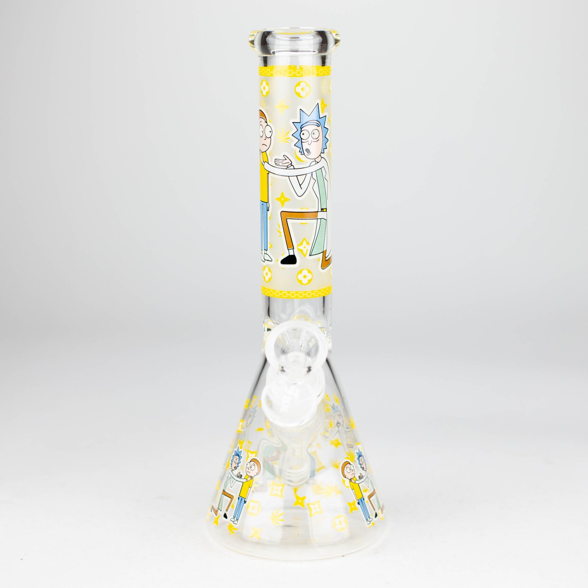 9"  Glow In The Dark 4mm glass bong [S60]_13