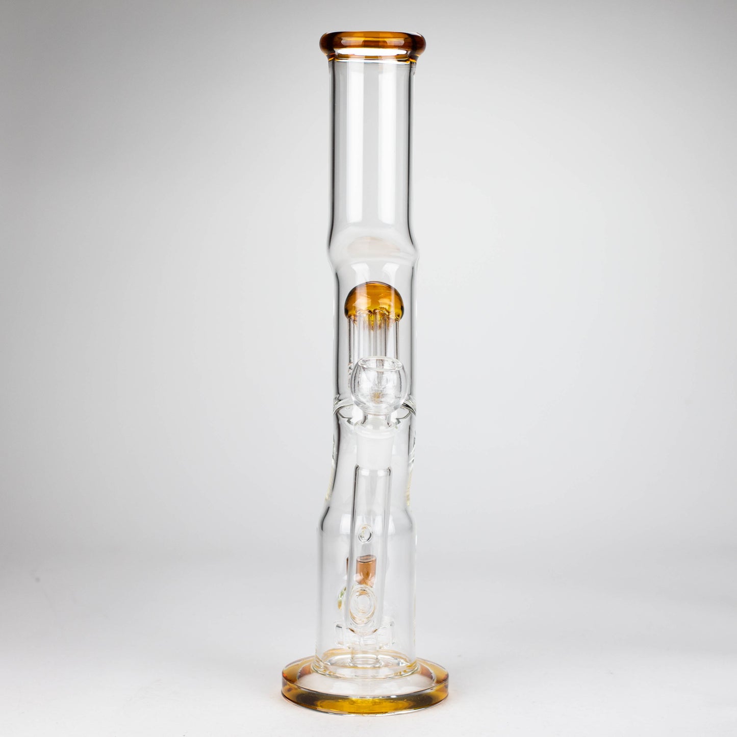 16" Zig-zag glass bong with percolator_5