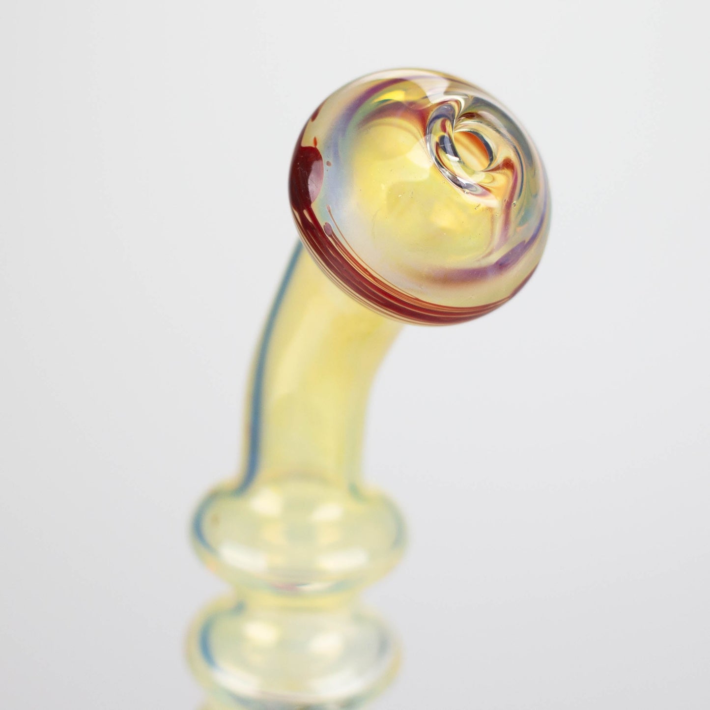 8" Glod fumed glass pipe_3