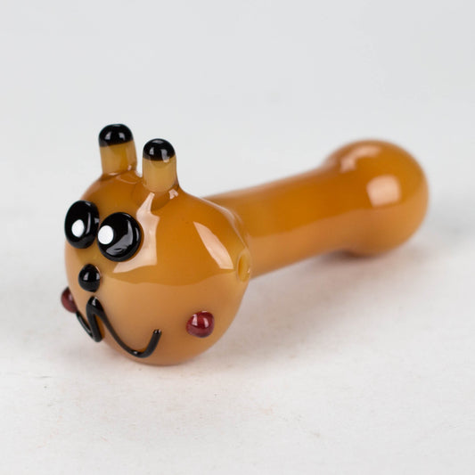 4" Cat design thick glass pipe [XTR1034]_0