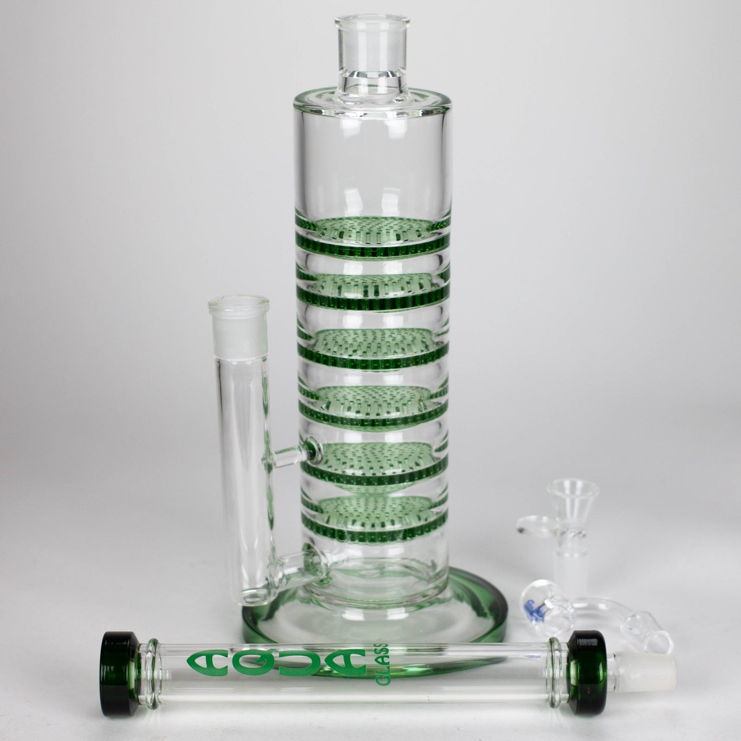 AQUA | 21 " 2-in-1 Multi level honeycomb diffuser glass bong [AQUA019]_5