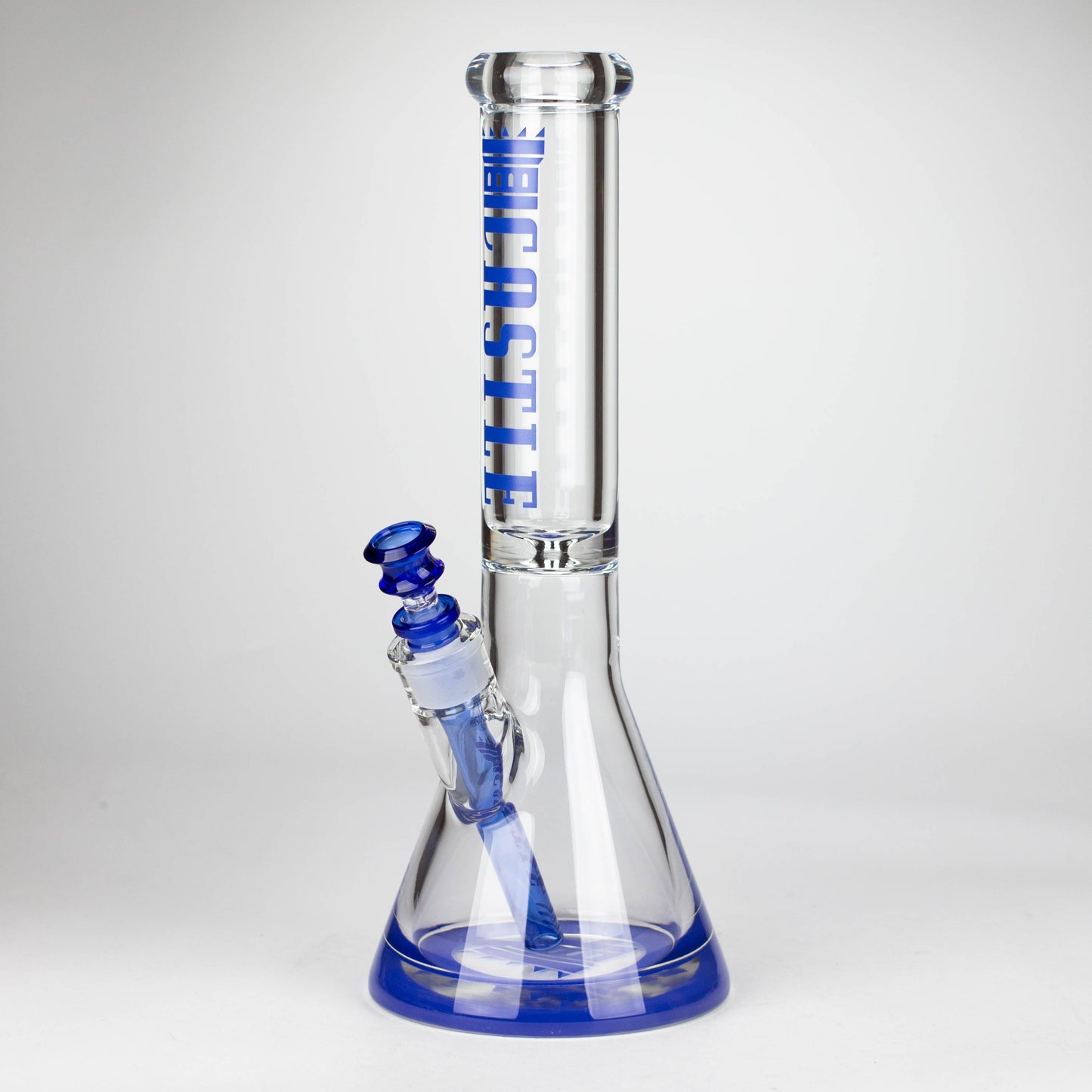 Castle Glassworks | 14" Color Logo Beaker Bong [C-005]_14