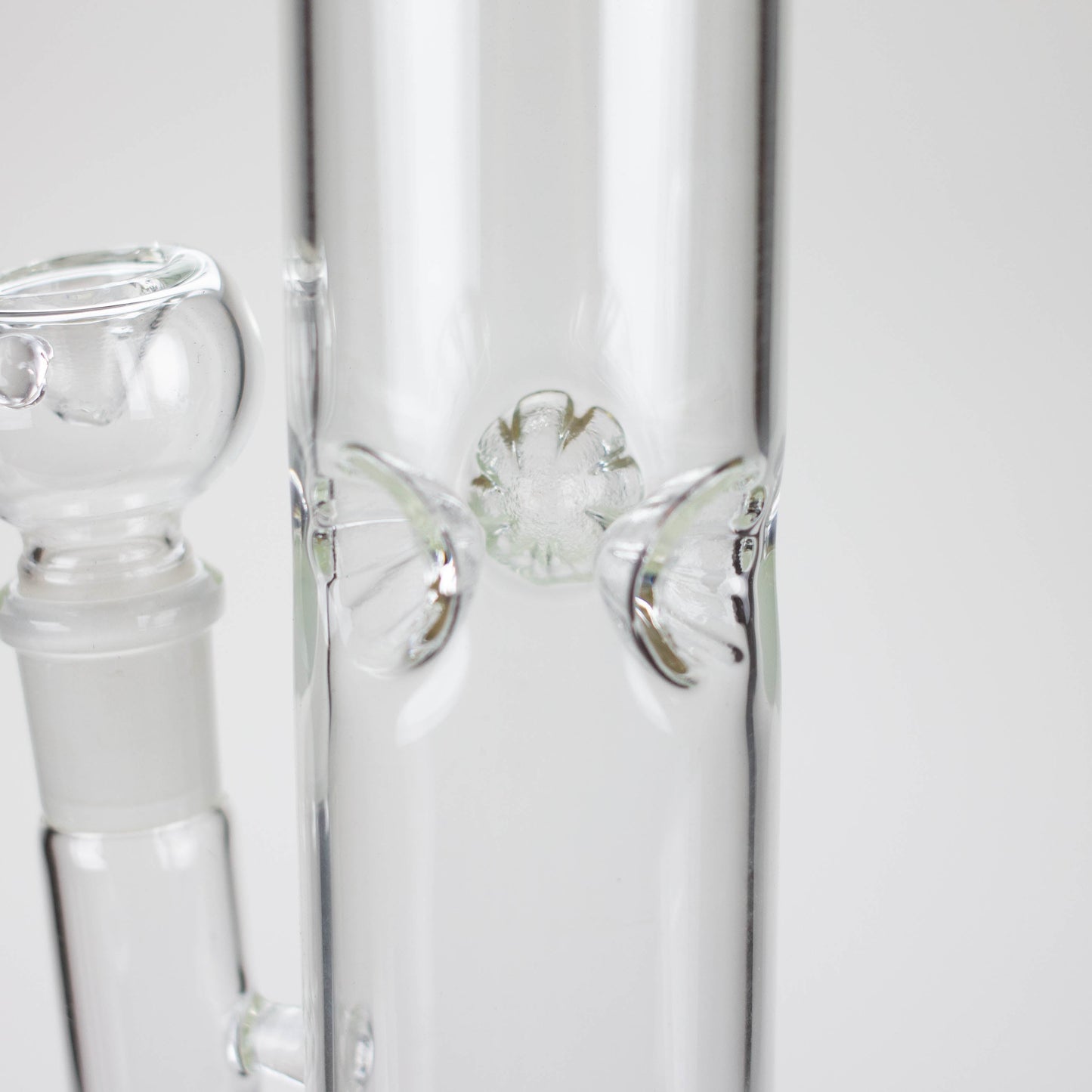 16"  straight glass tube water bong_3