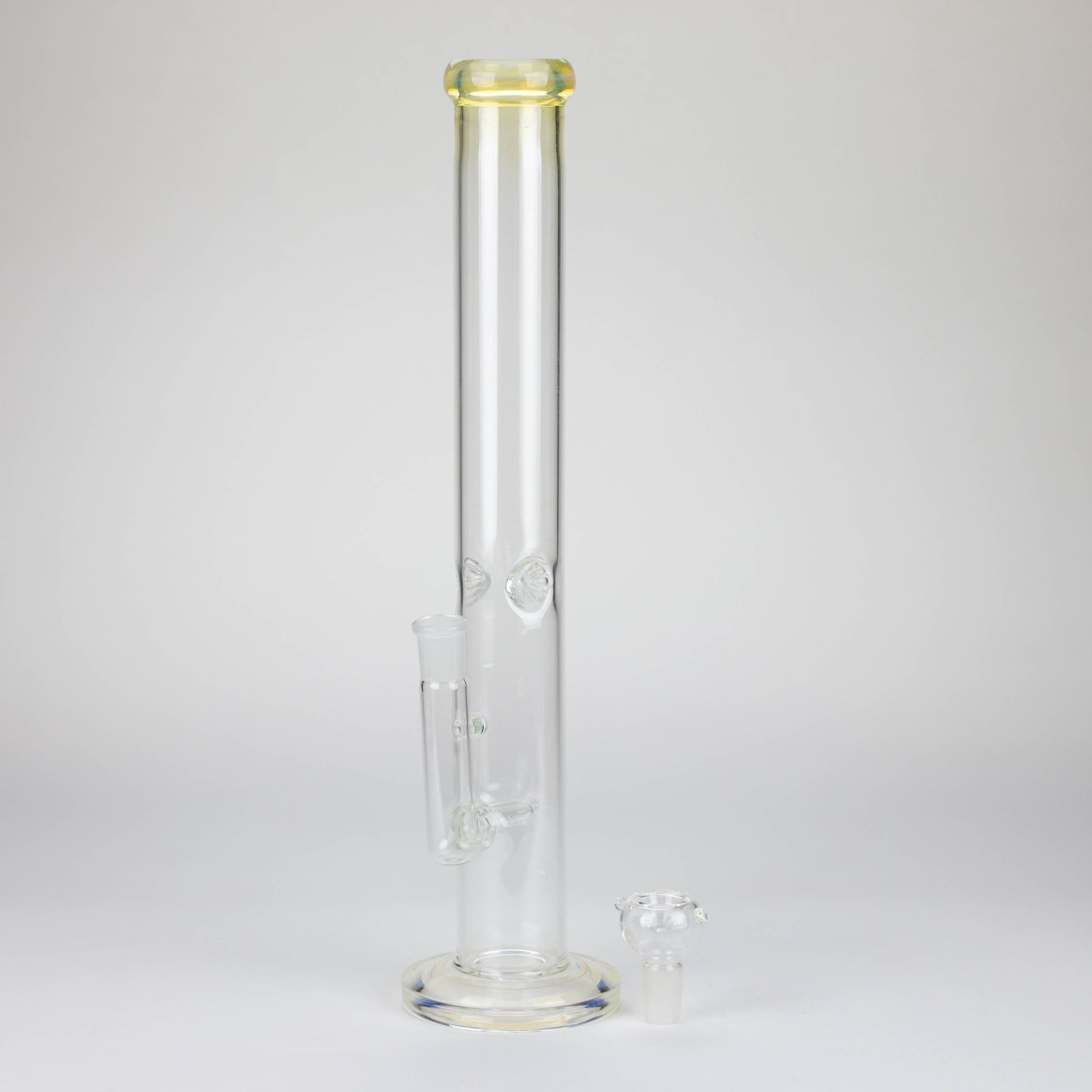 16"  straight glass tube water bong_7