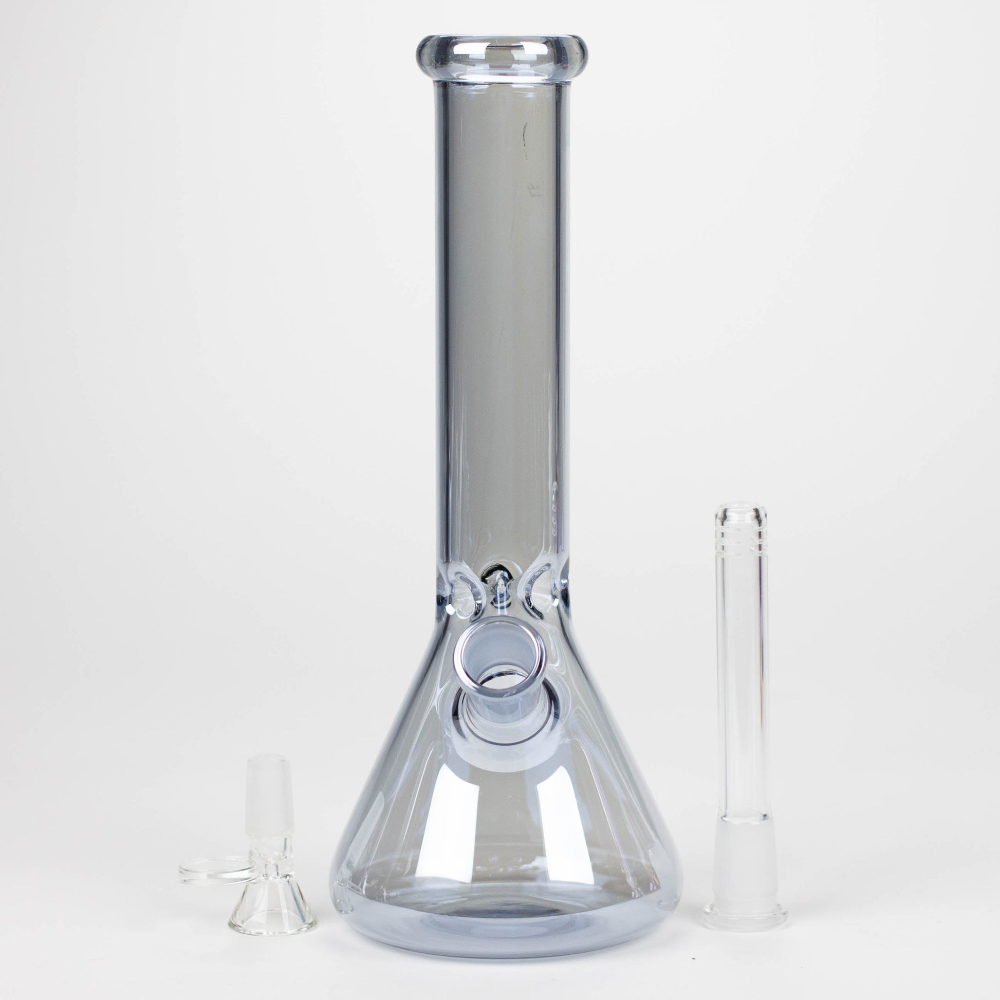 10" Solid Color Eletroplate Glass Beaker Bong_11