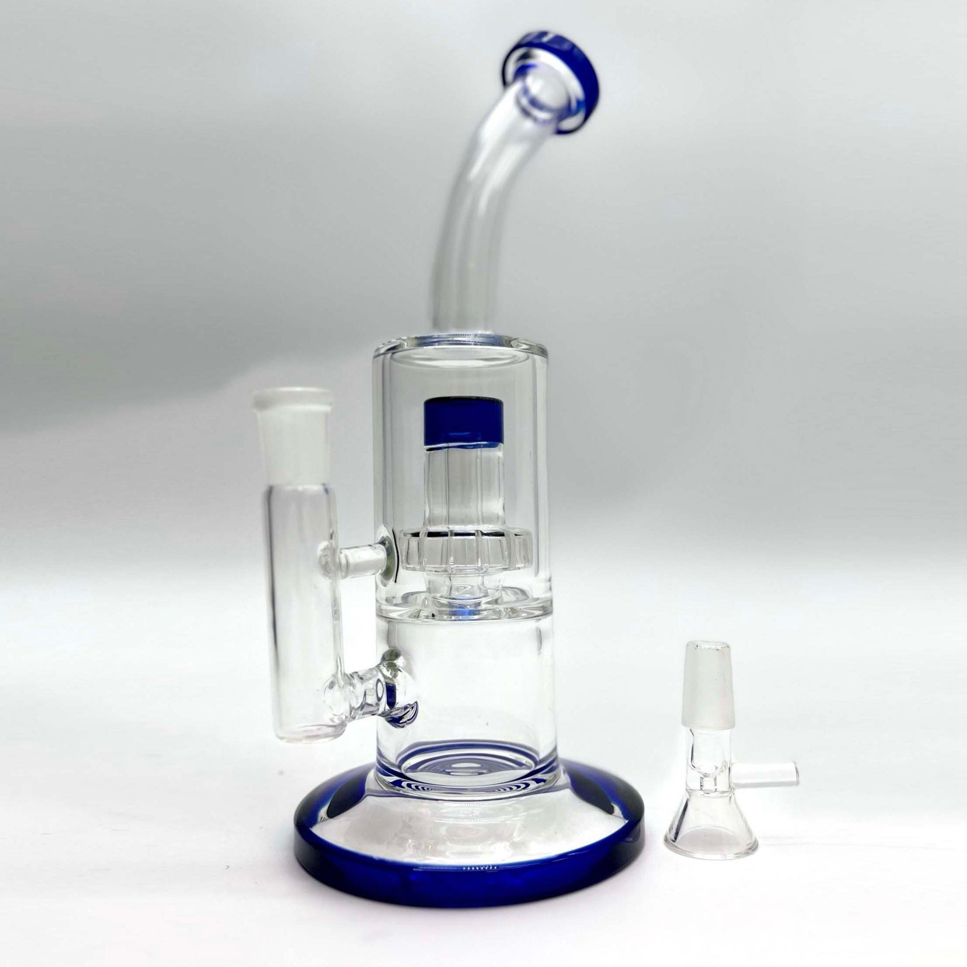 9.5" Shower head Percolator Glass Rig_5