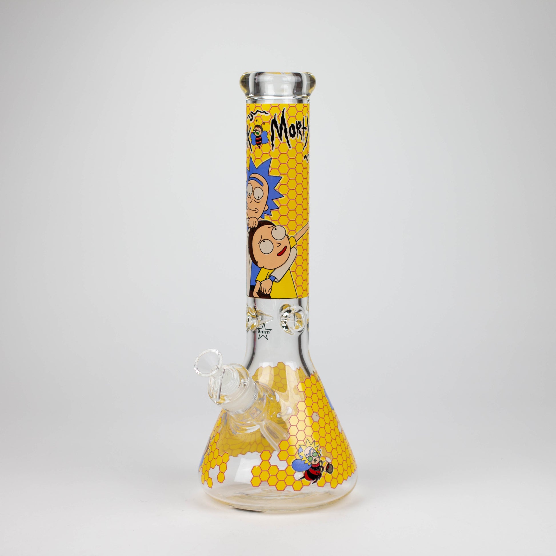 14" RM Cartoon 9mm glass water bong [GBT2118]_12