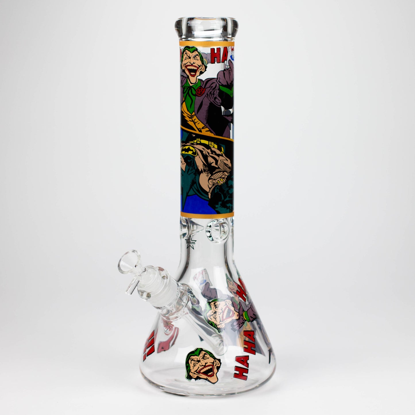 14" SD Cartoon 9mm glass water bong [GBT2112]_4