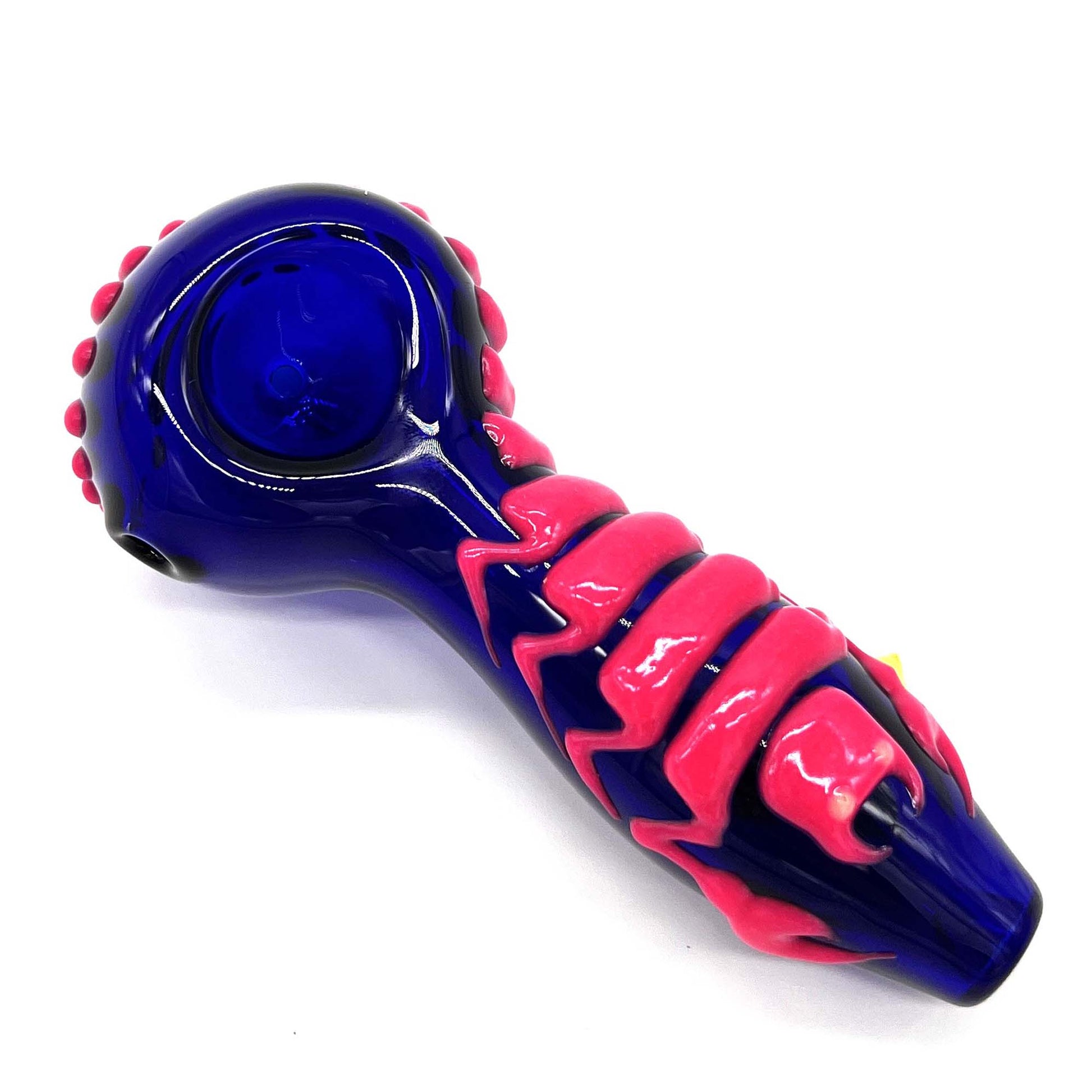 Scorpion Glow In The Dark Glass Smoking Spoon Hand Pipe_4