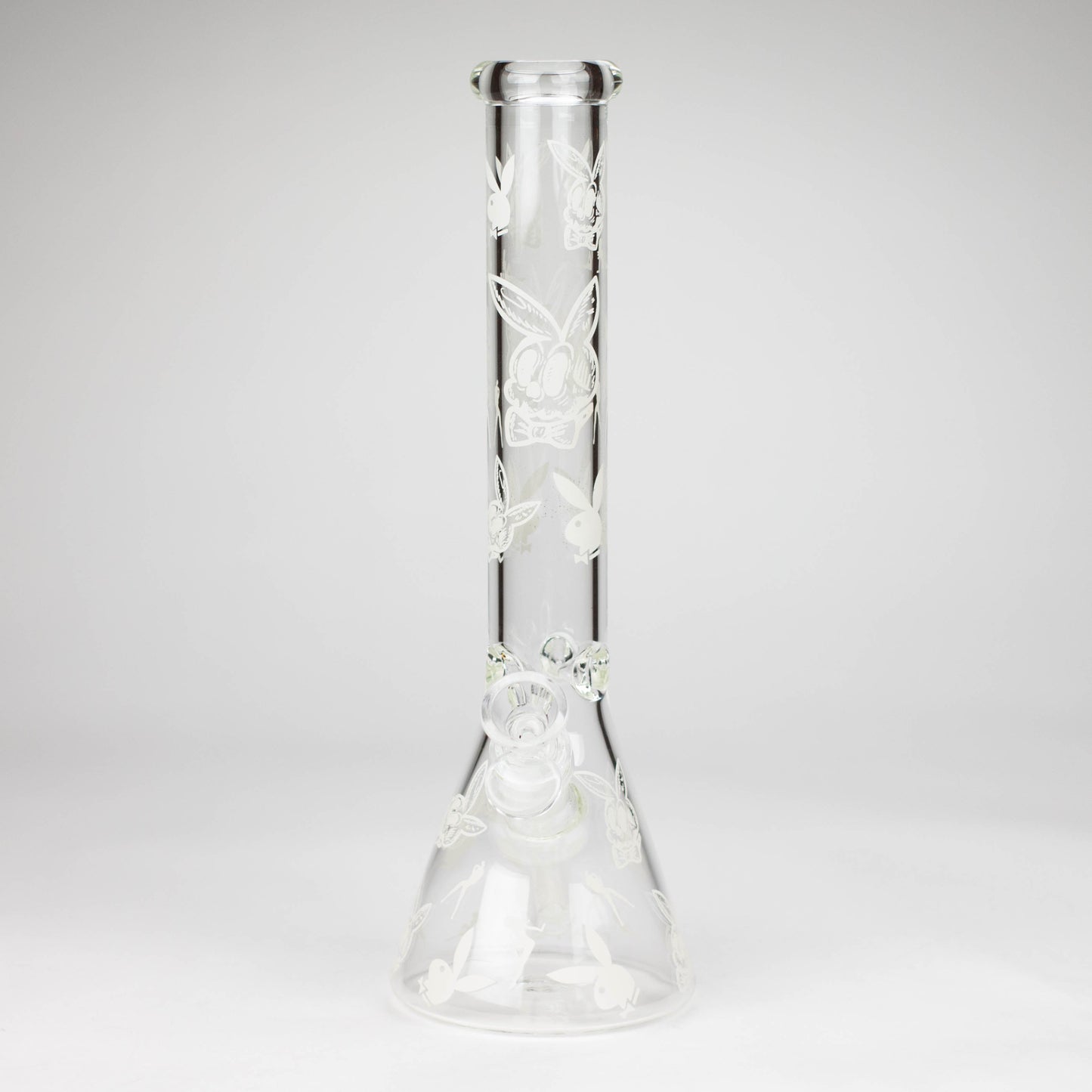 12" 5mm Luxury Design Glow in the Dark Glass Bong_9