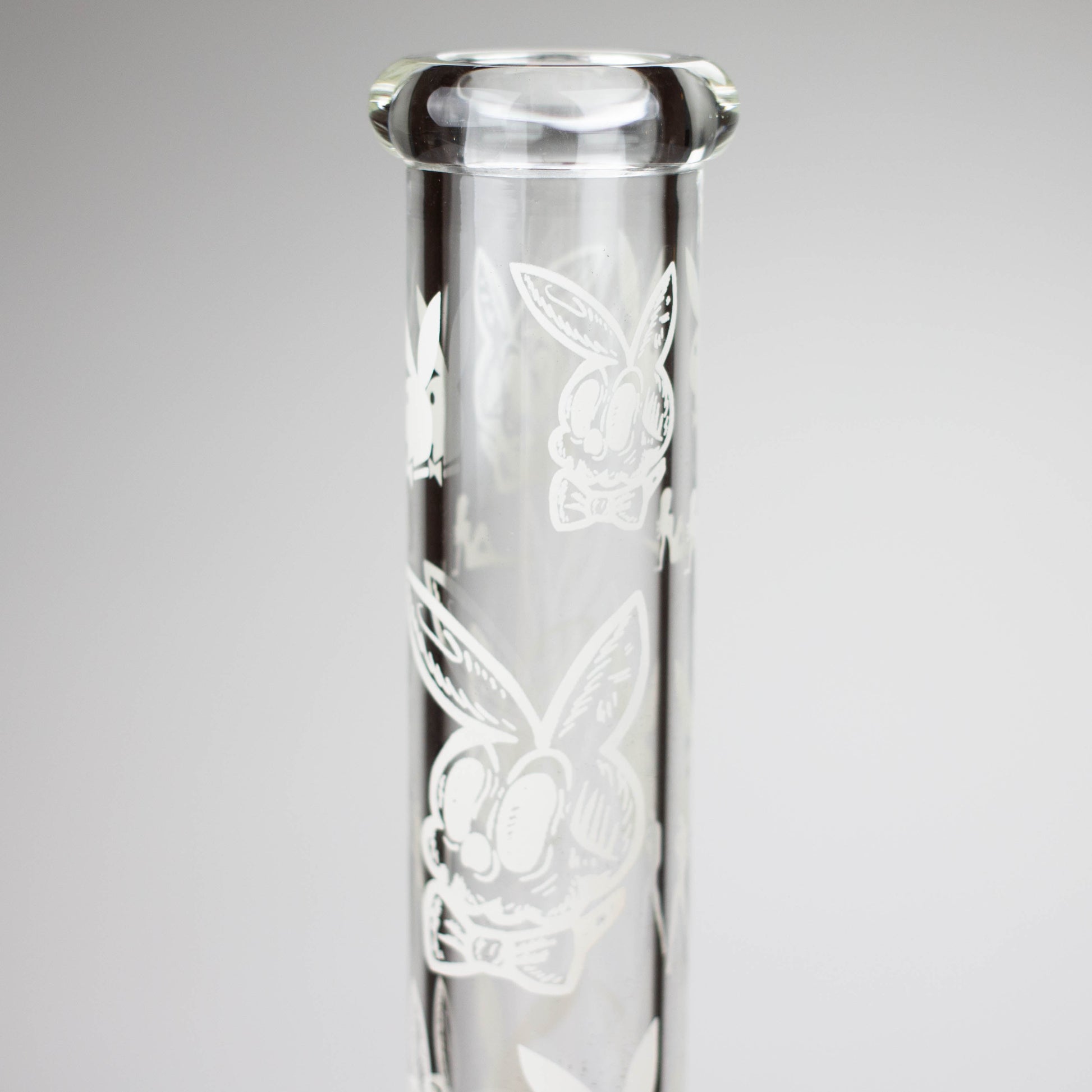 12" 5mm Luxury Design Glow in the Dark Glass Bong_10