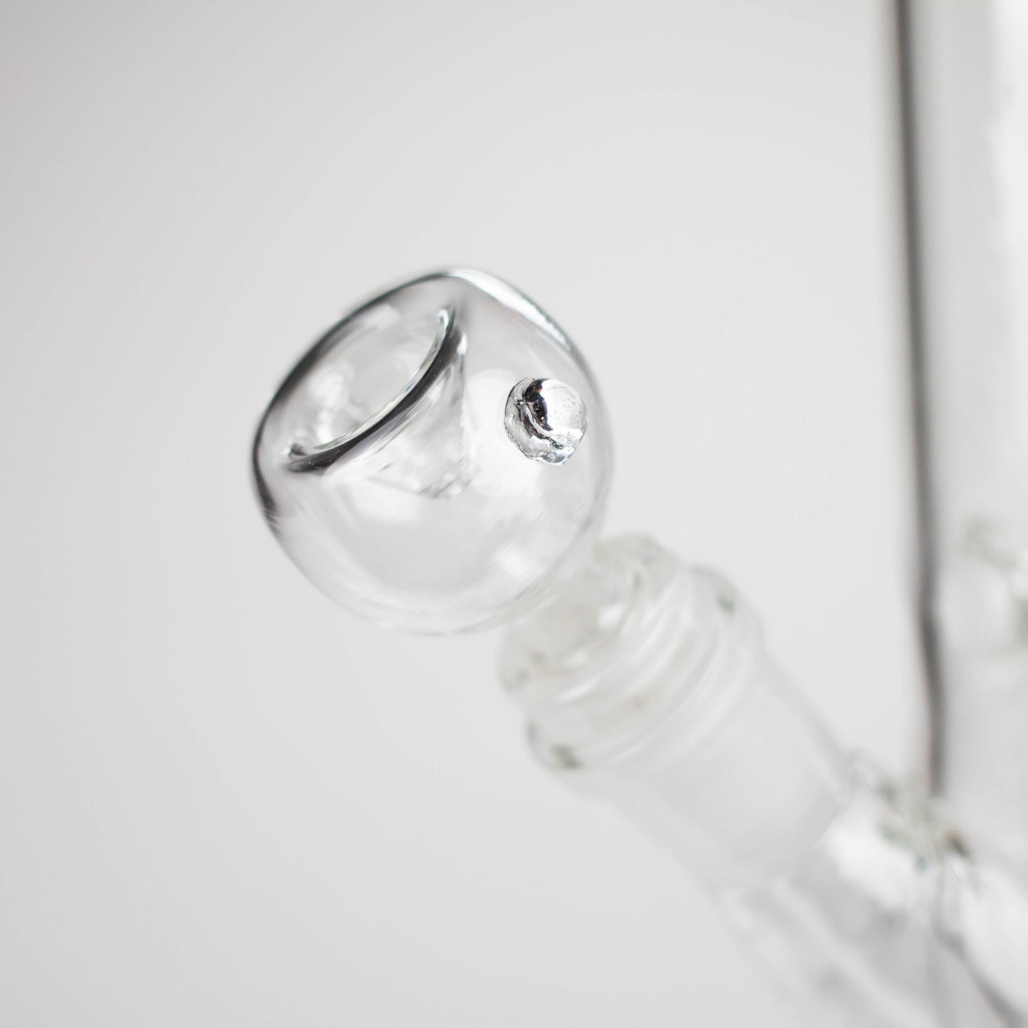 8" clear straight bong_4