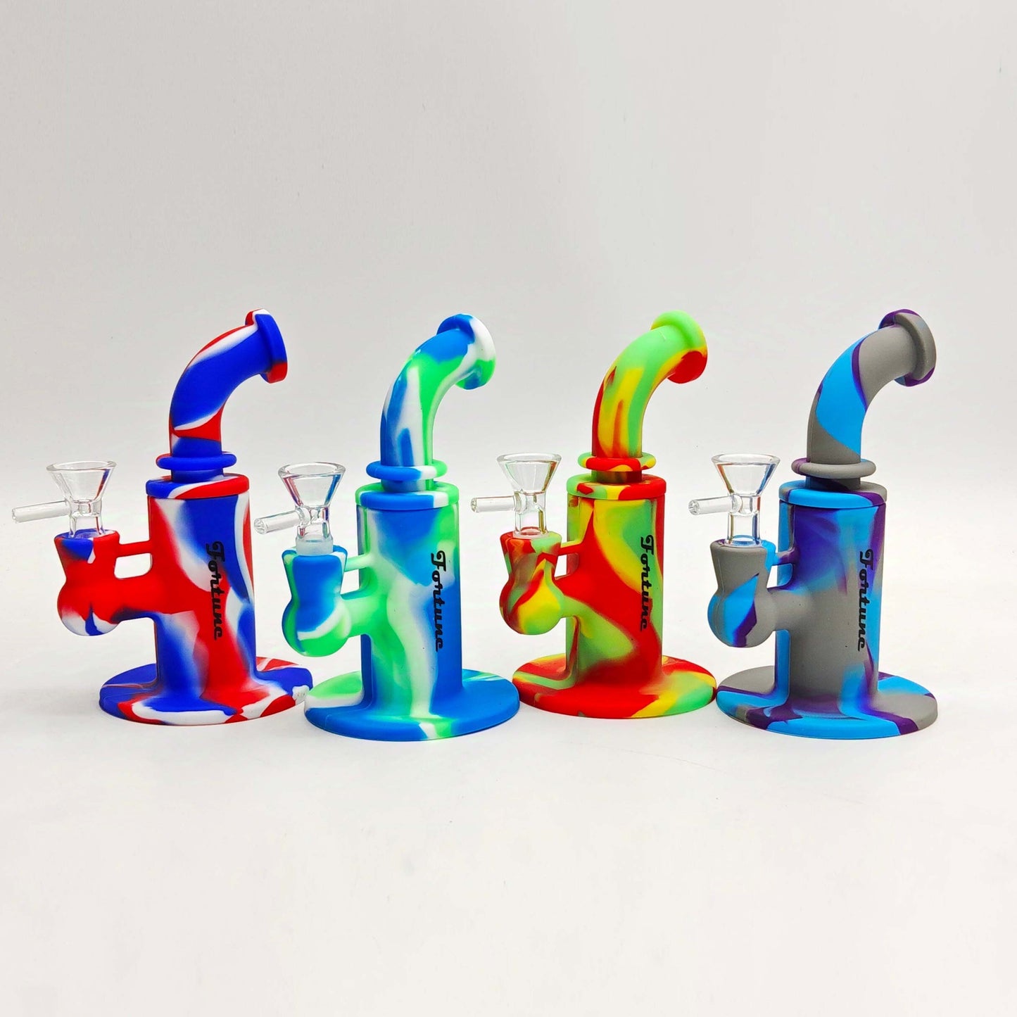 Fortune | 6.5" Silicone Waterpipe-Assorted [SP1056]_0