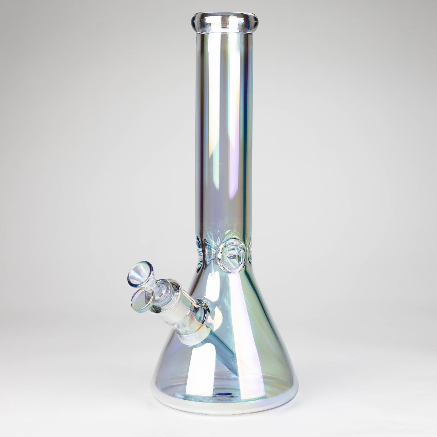 Infyniti | 13.5" Electroplate tube glass water bong [GP2012]_4