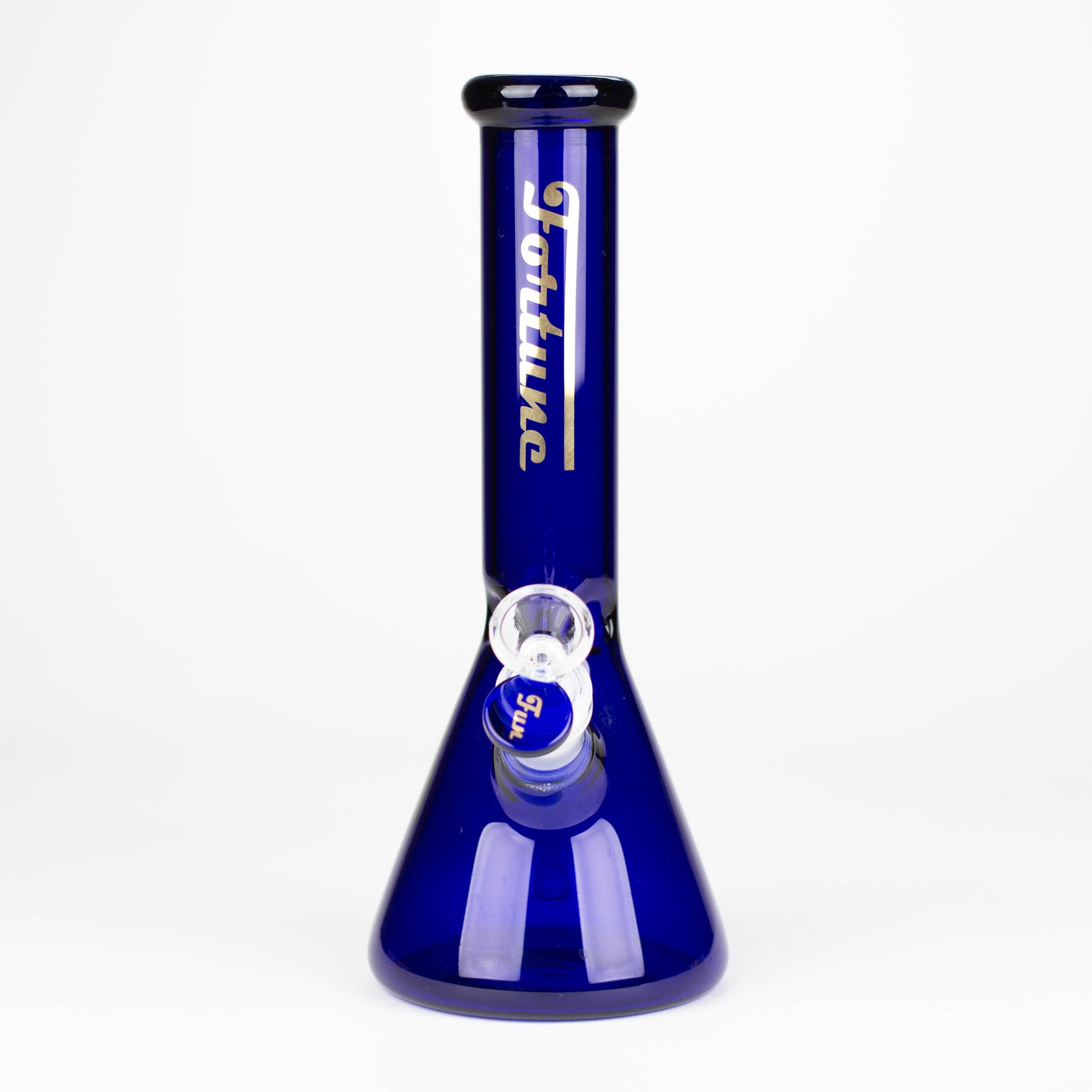 Fortune | 10" 4mm Coloured Glass Bong Assorted Colour_10