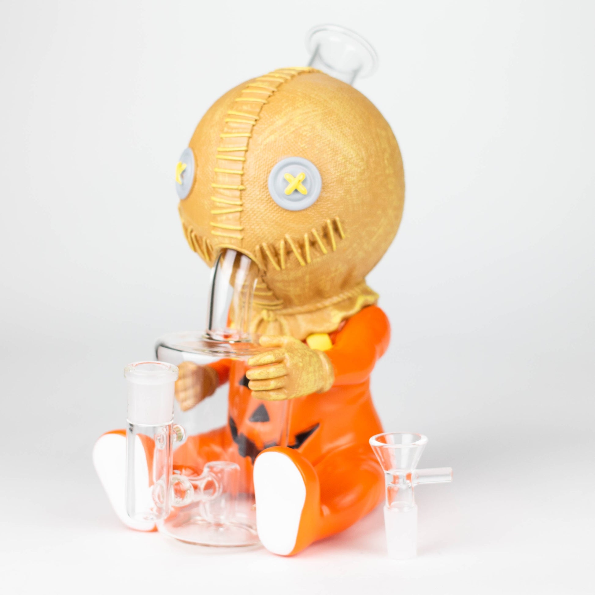 9.8'' Vinyl Pumpkin Ghost Baby Water Pipe_8