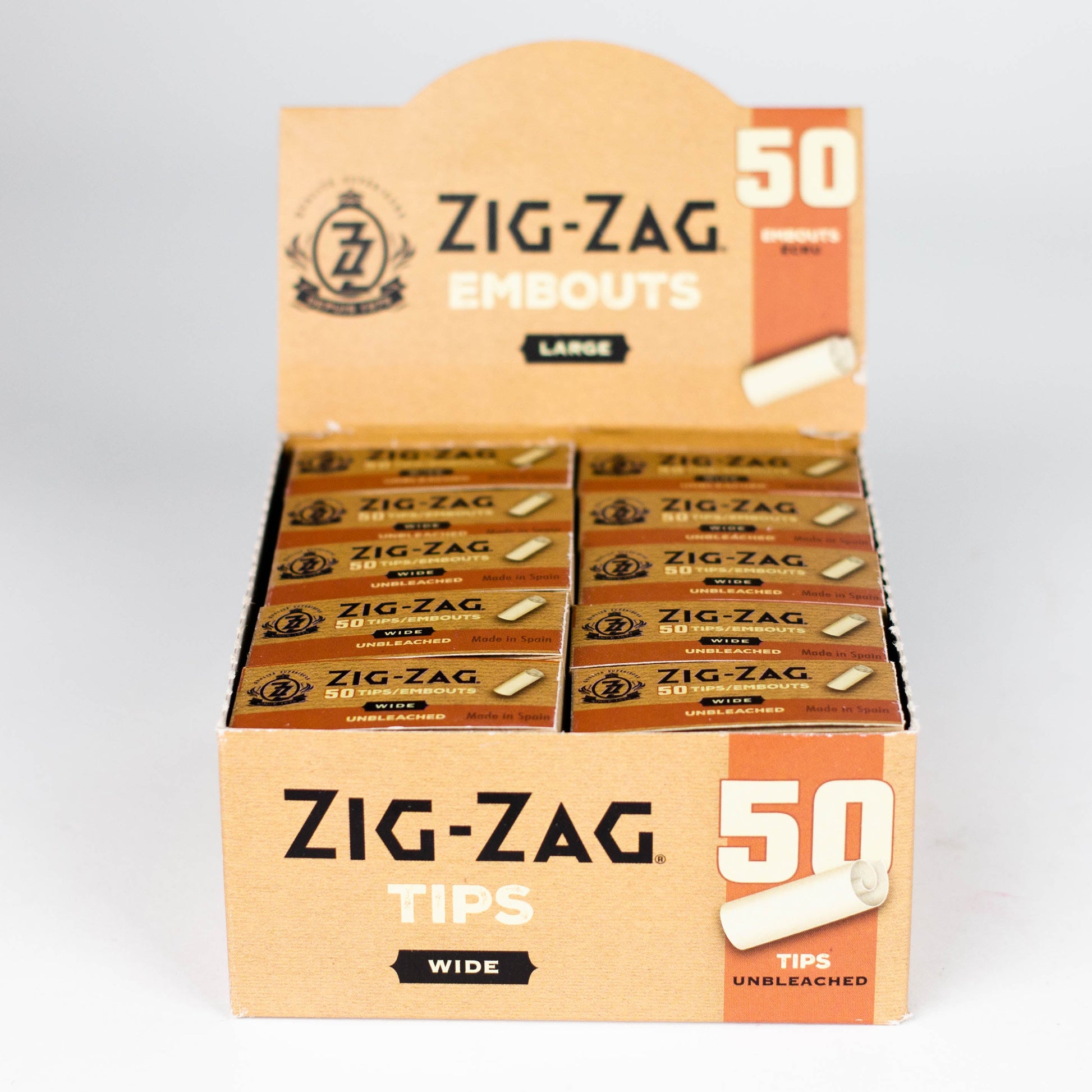 ZIG-ZAG | Unbleached Wide Tips box of 50_2