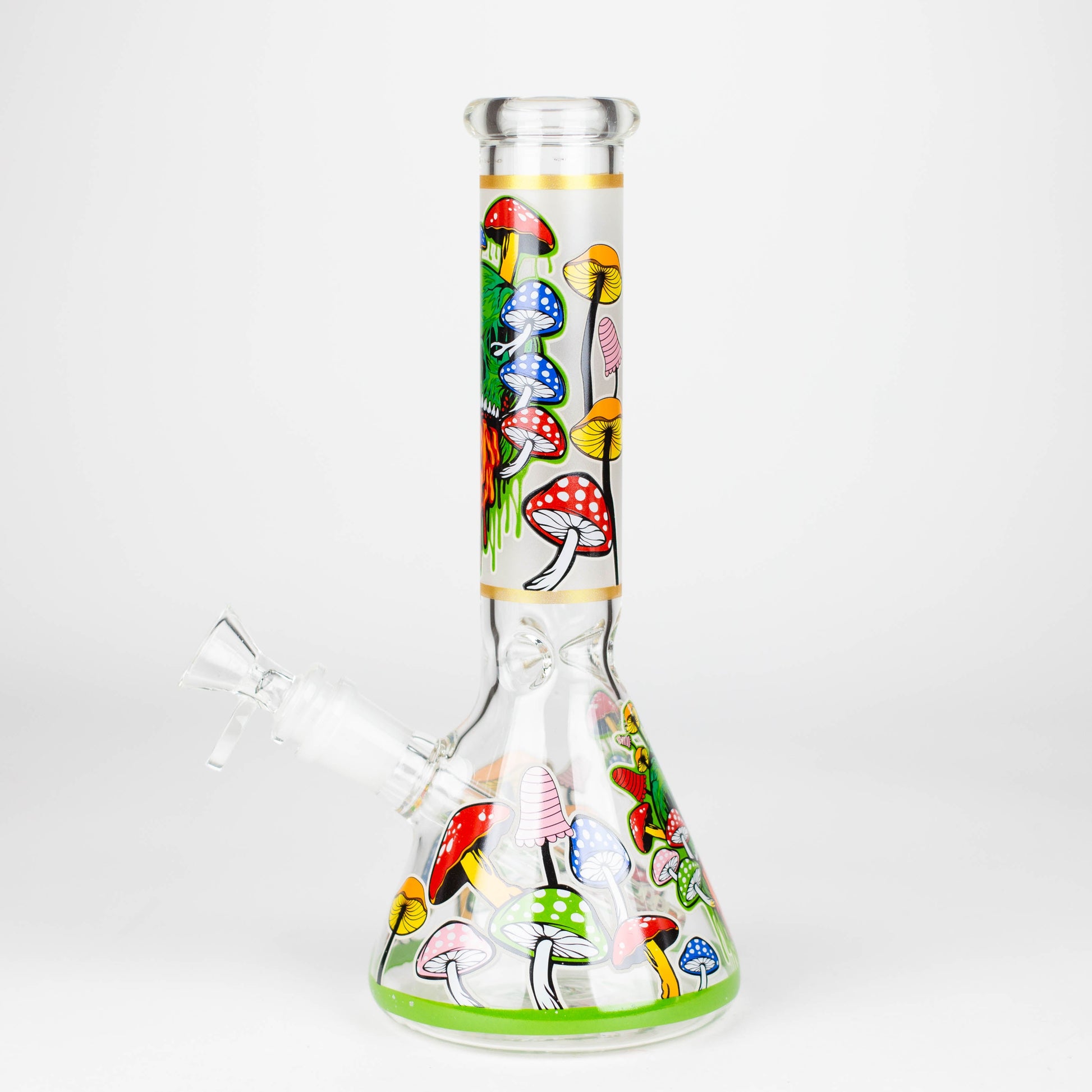 10" Glass Bong With The Nature Design_9