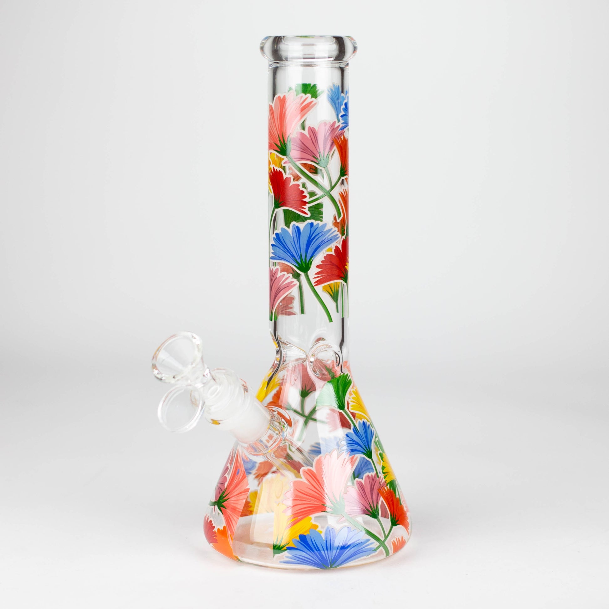 10" Glass Bong With The Nature Design_5