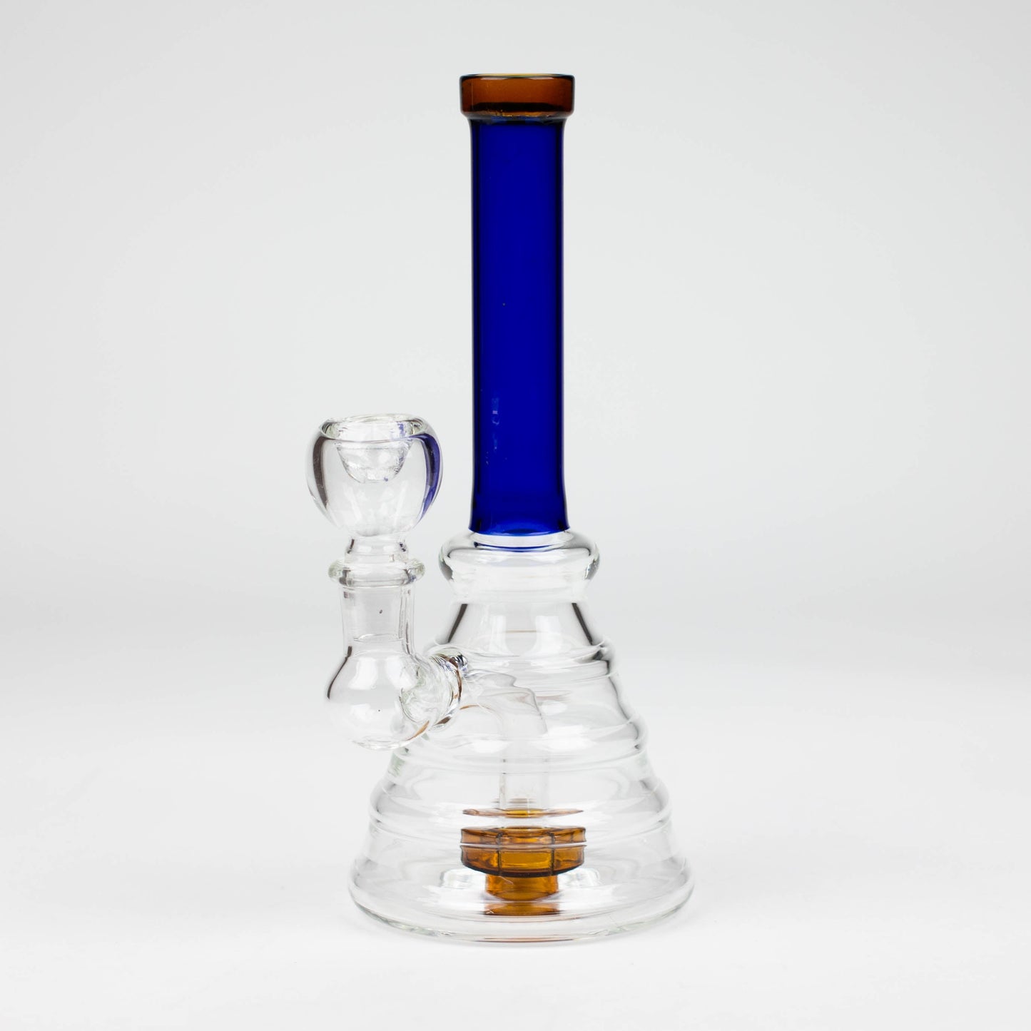 8" color tube glass bong with diffuser_11