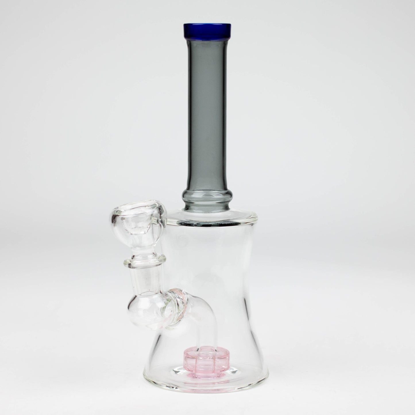 8" color tube glass bong with diffuser_2