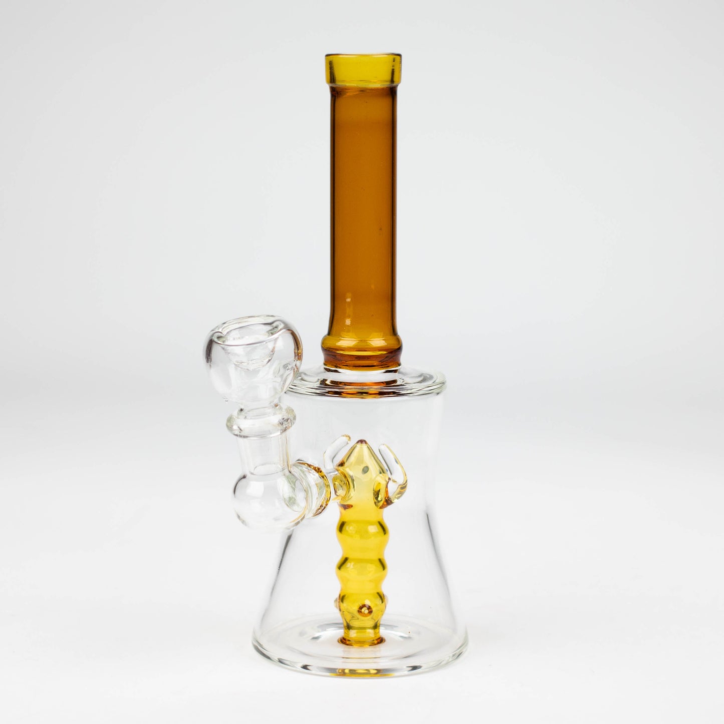 8" color tube glass bong with diffuser_3