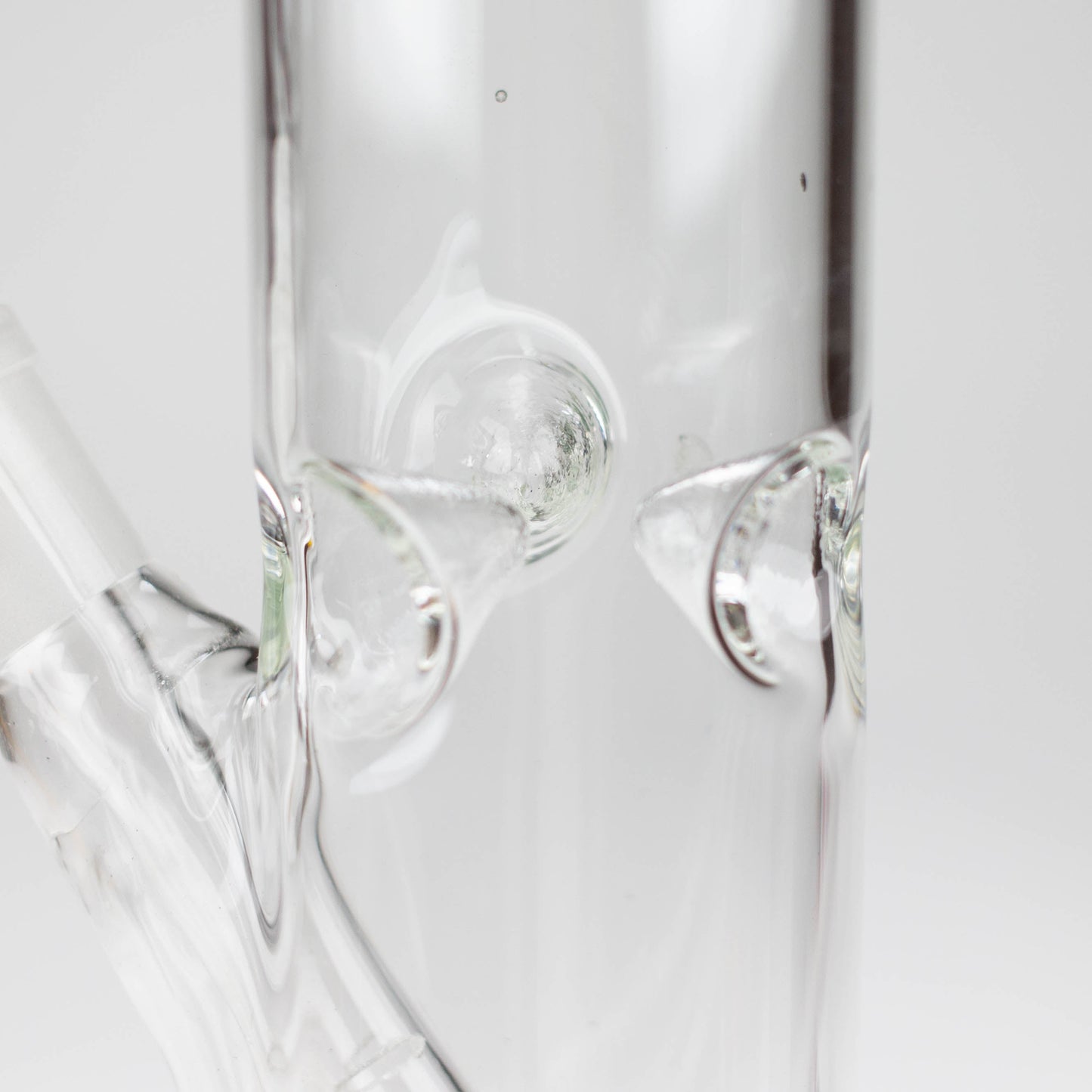 10" Straight tube glass water bong_3