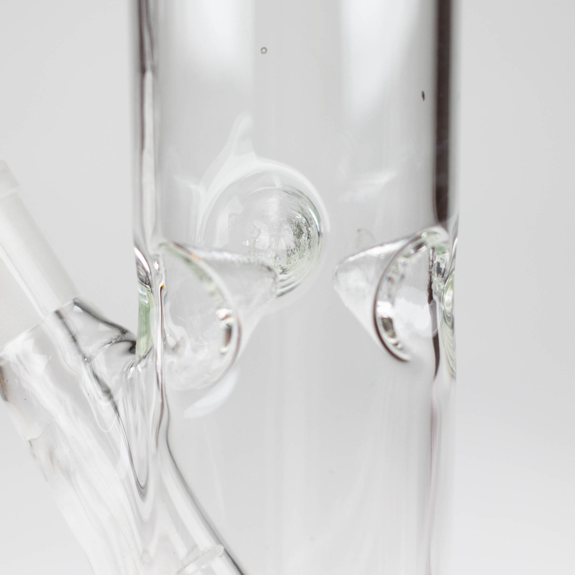 10" Straight tube glass water bong_3