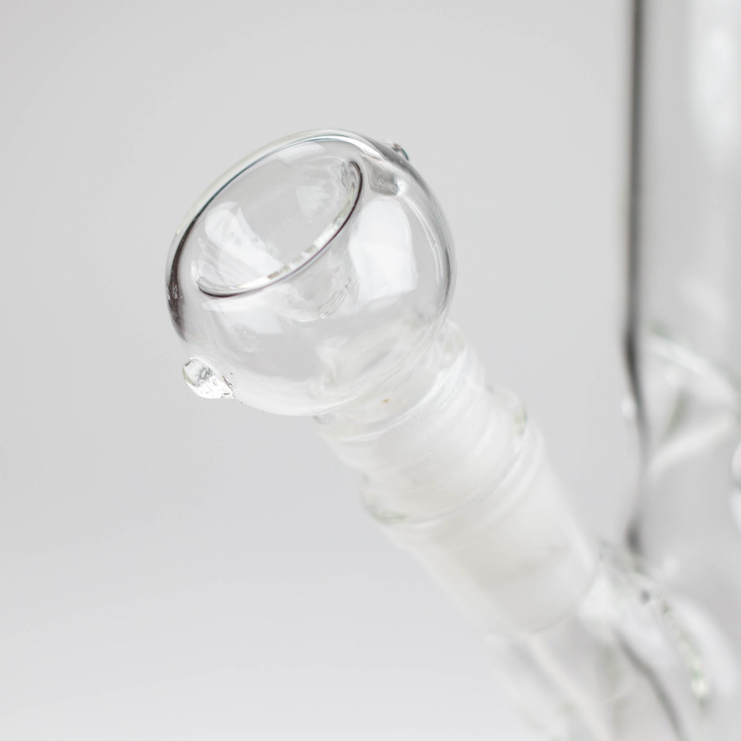 10" Straight tube glass water bong_4