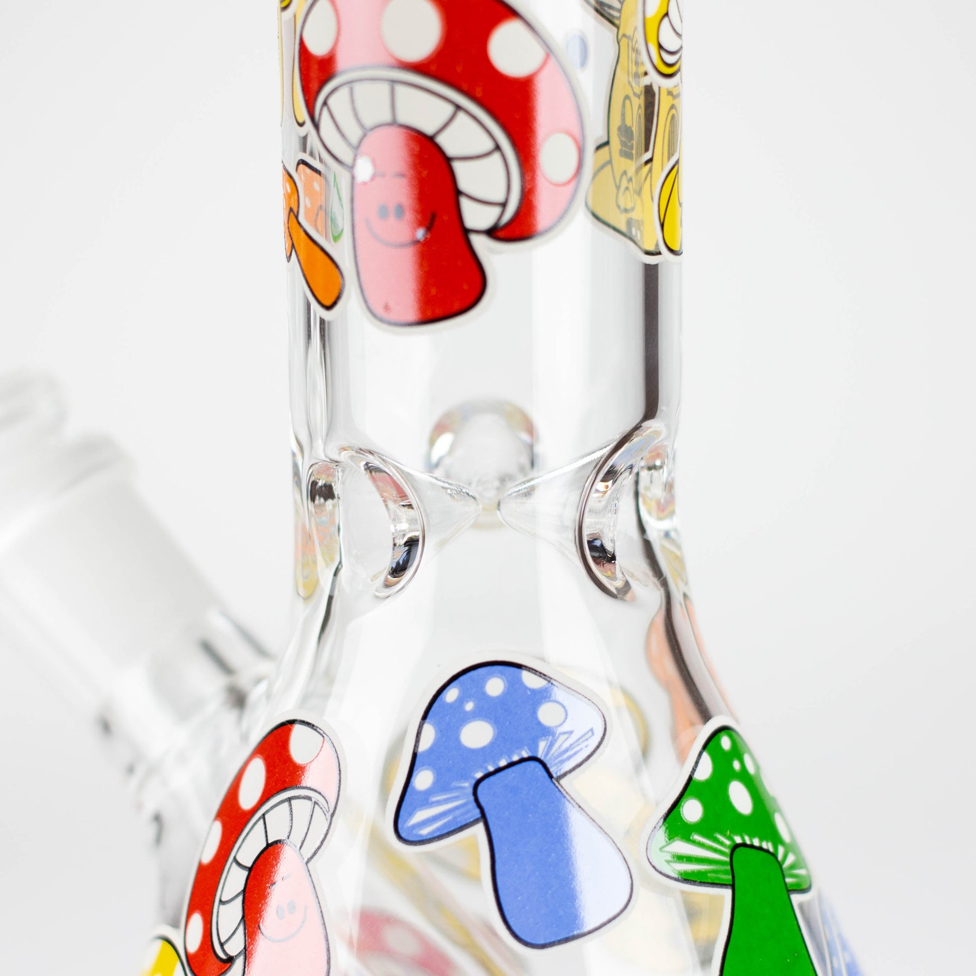 10" Glass Bong With Cartoon Design_6