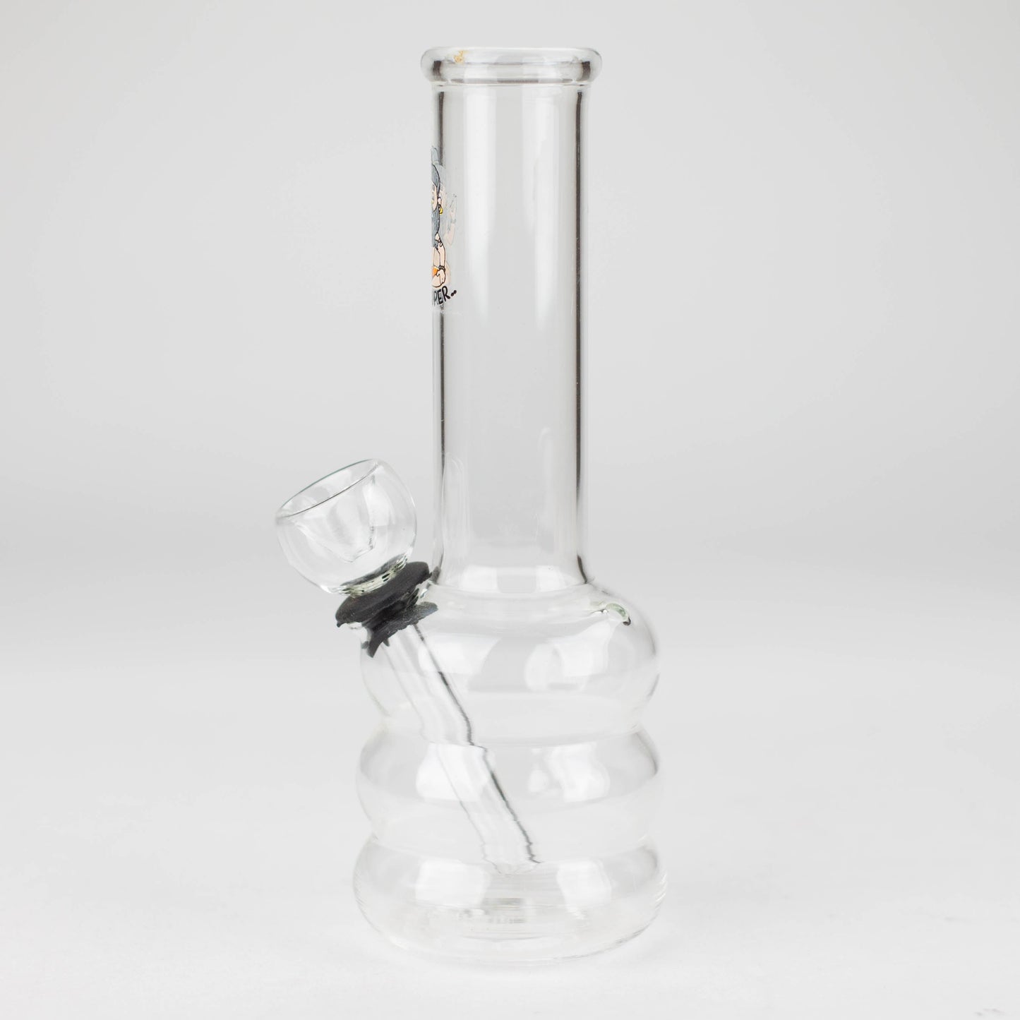 6" Clear Glass water pipe-Sticker_1