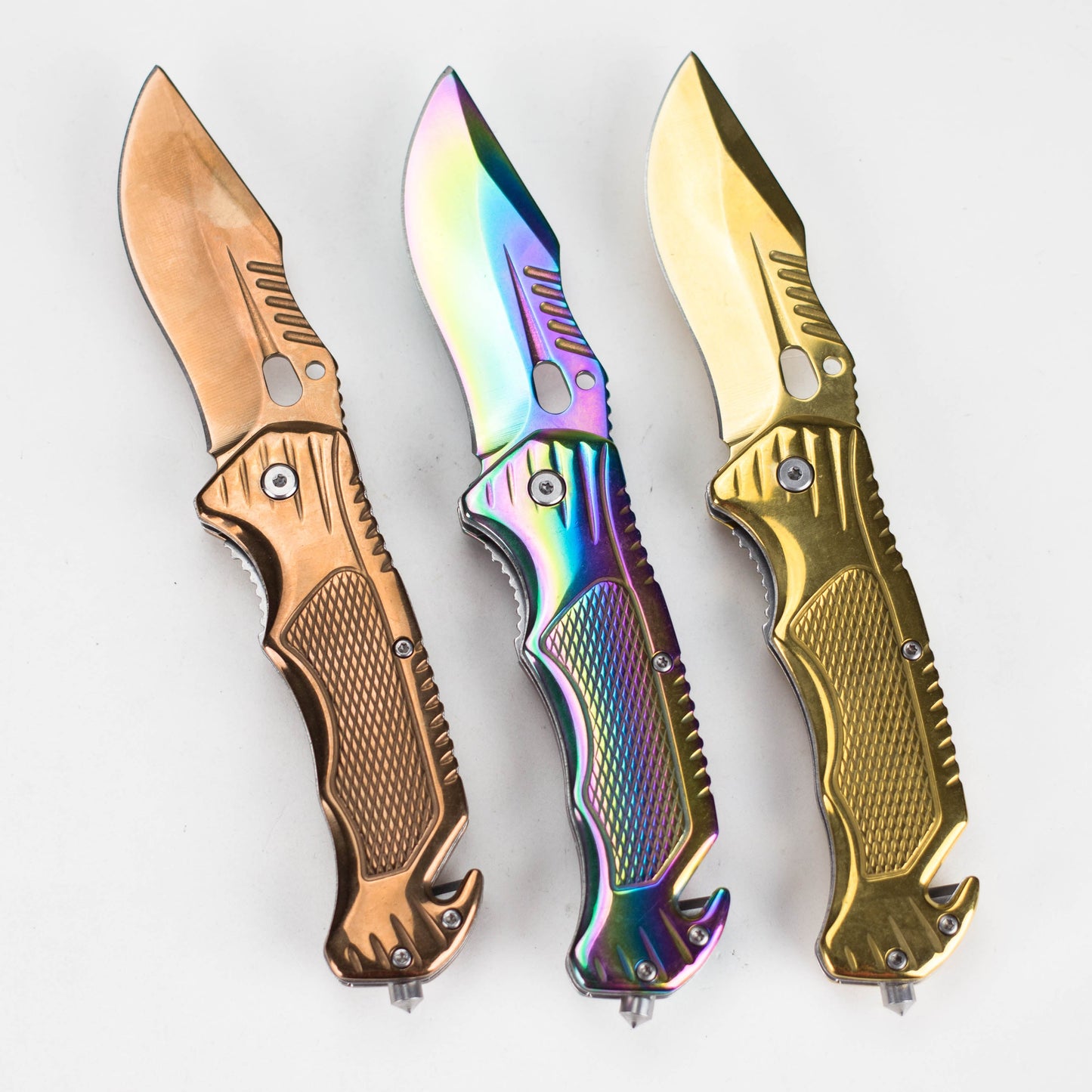 Metallic Elegance Foldable Pocket Knife_0