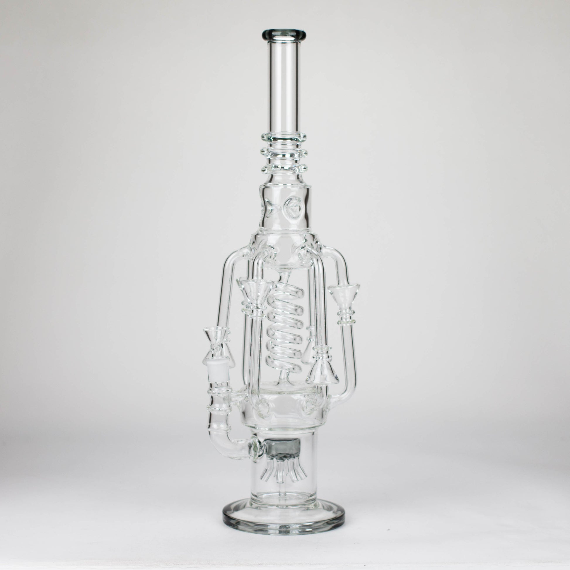 19" Coil Glass water recycler bong [C1576]_4