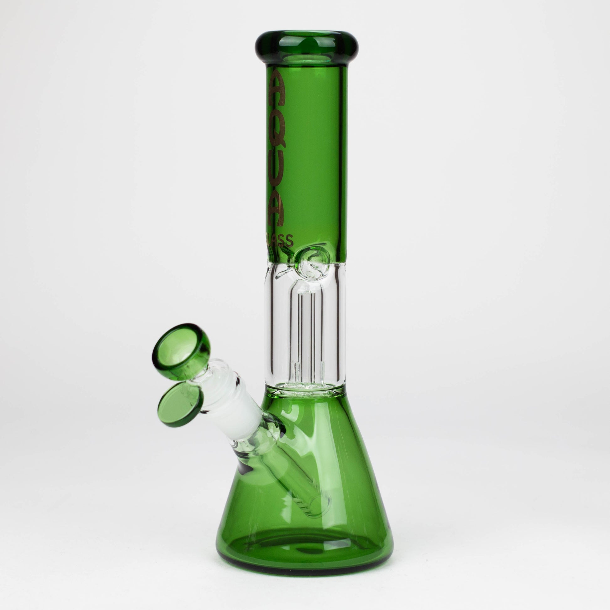 AQUA | 10″ Glass Bong with Percolator & Bowl [B2]_9