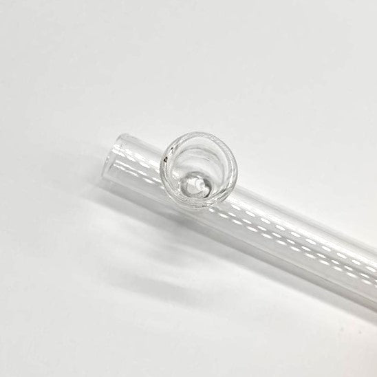 Steamroller Clear Glass Shotgun   Pipe 6" - 2PCS_3