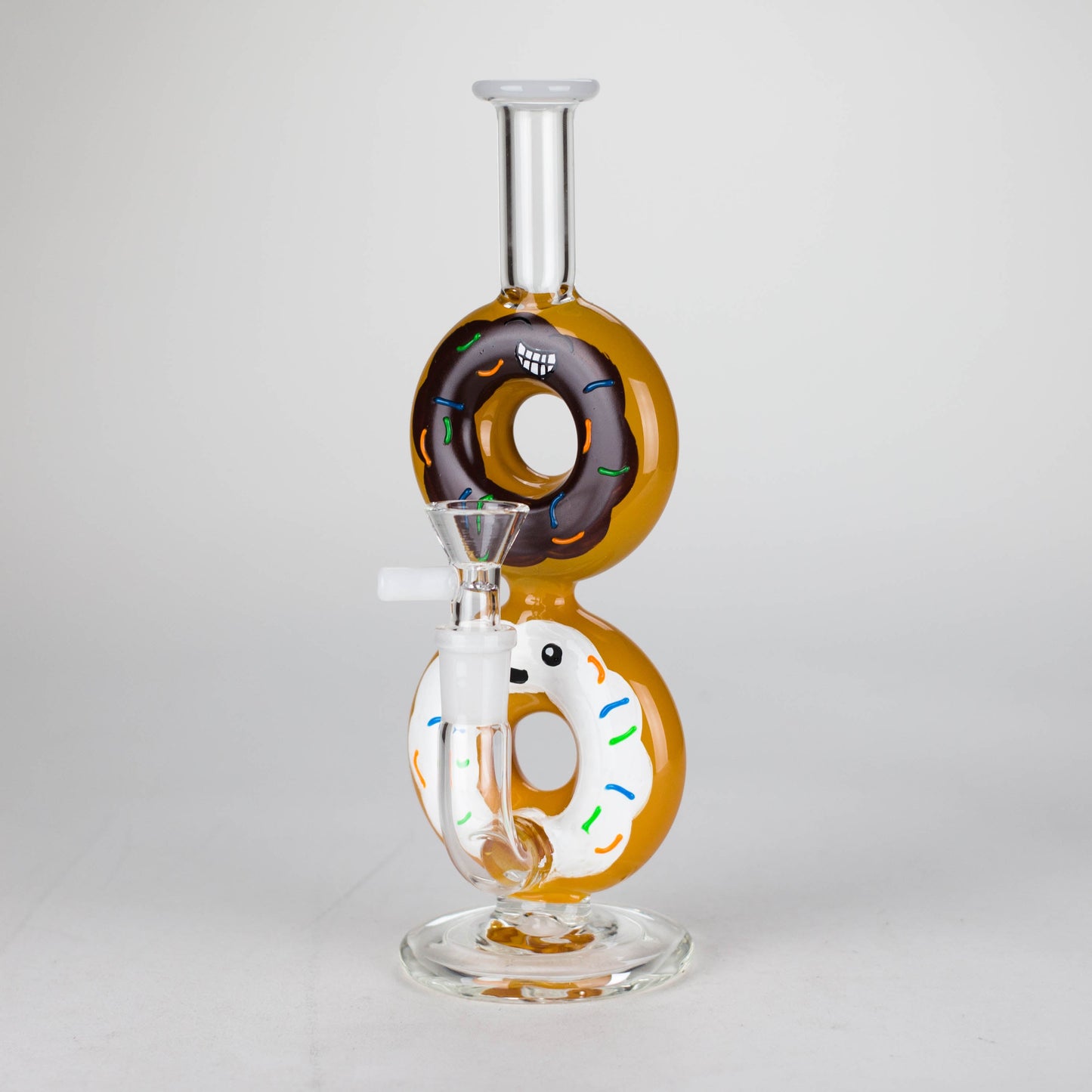 8.75" Double Donut Glass Bong [MK-BB04]_0