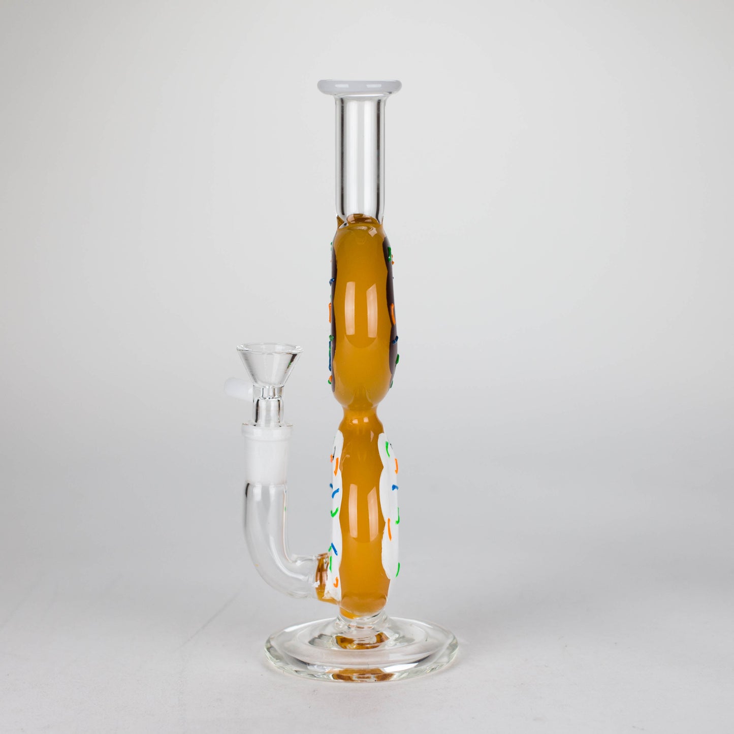 8.75" Double Donut Glass Bong [MK-BB04]_2