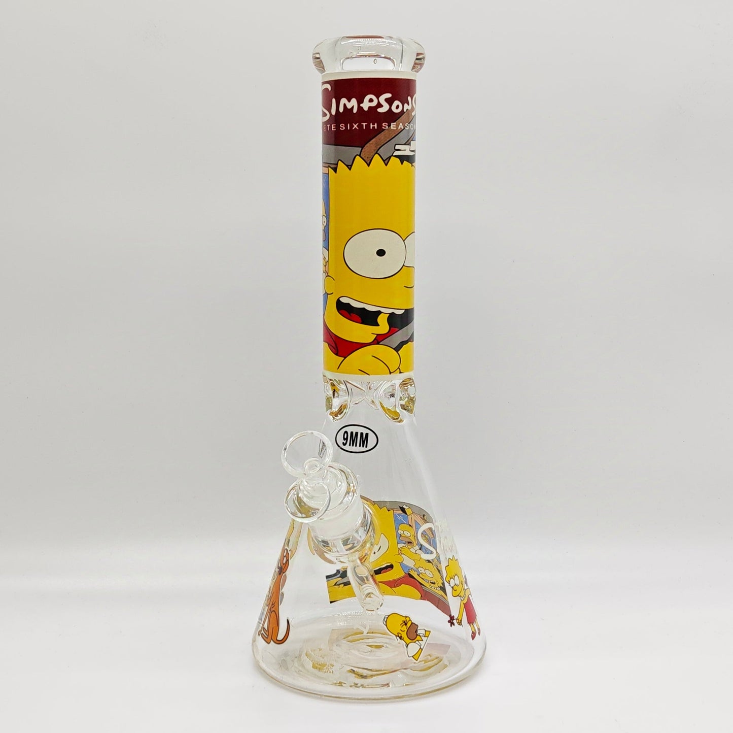 14" 9mm Cartoon Beaker Glass Bong [145009P]_4