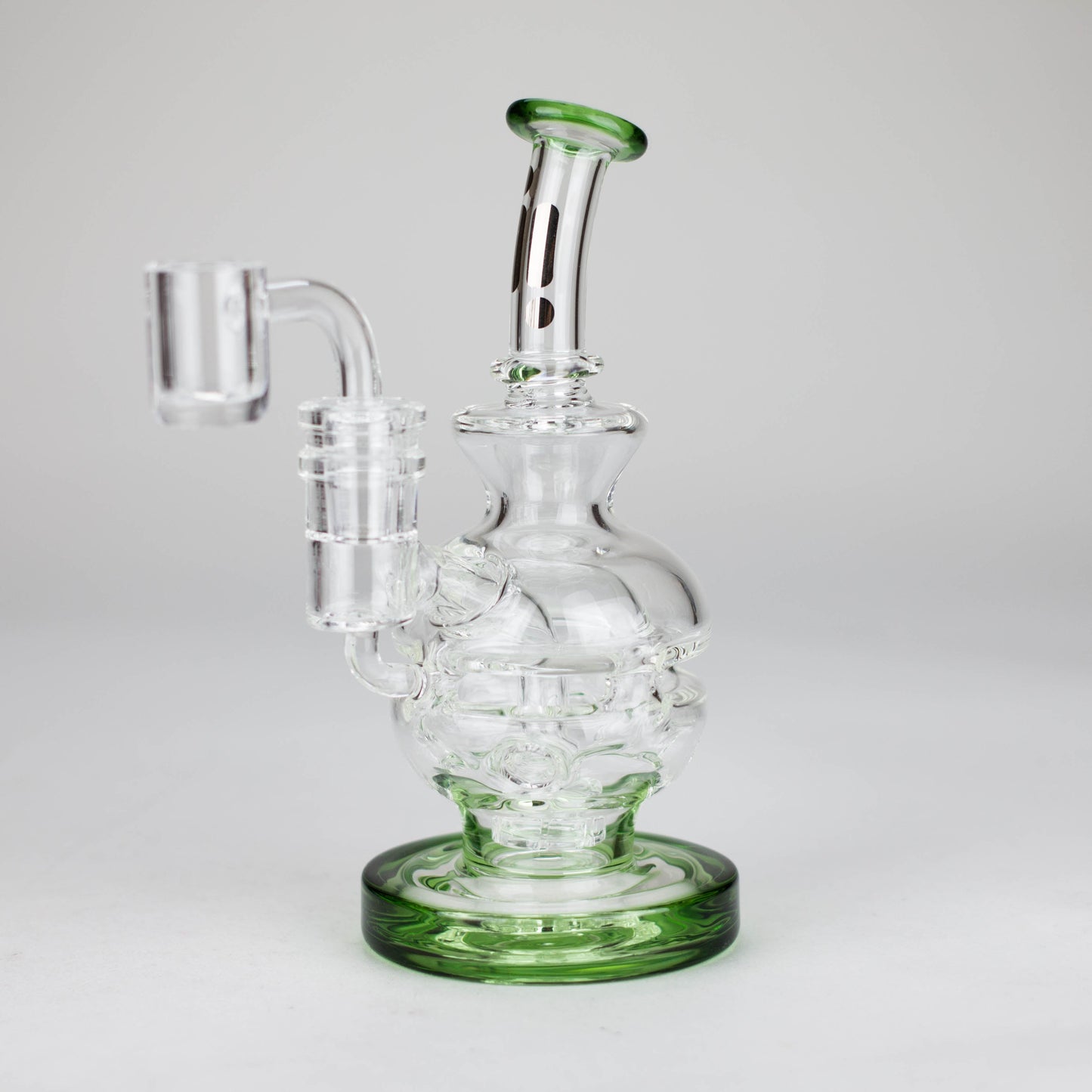 Infyniti | 6" Double glass recycle rig with shower head diffuser [GP1935]_13