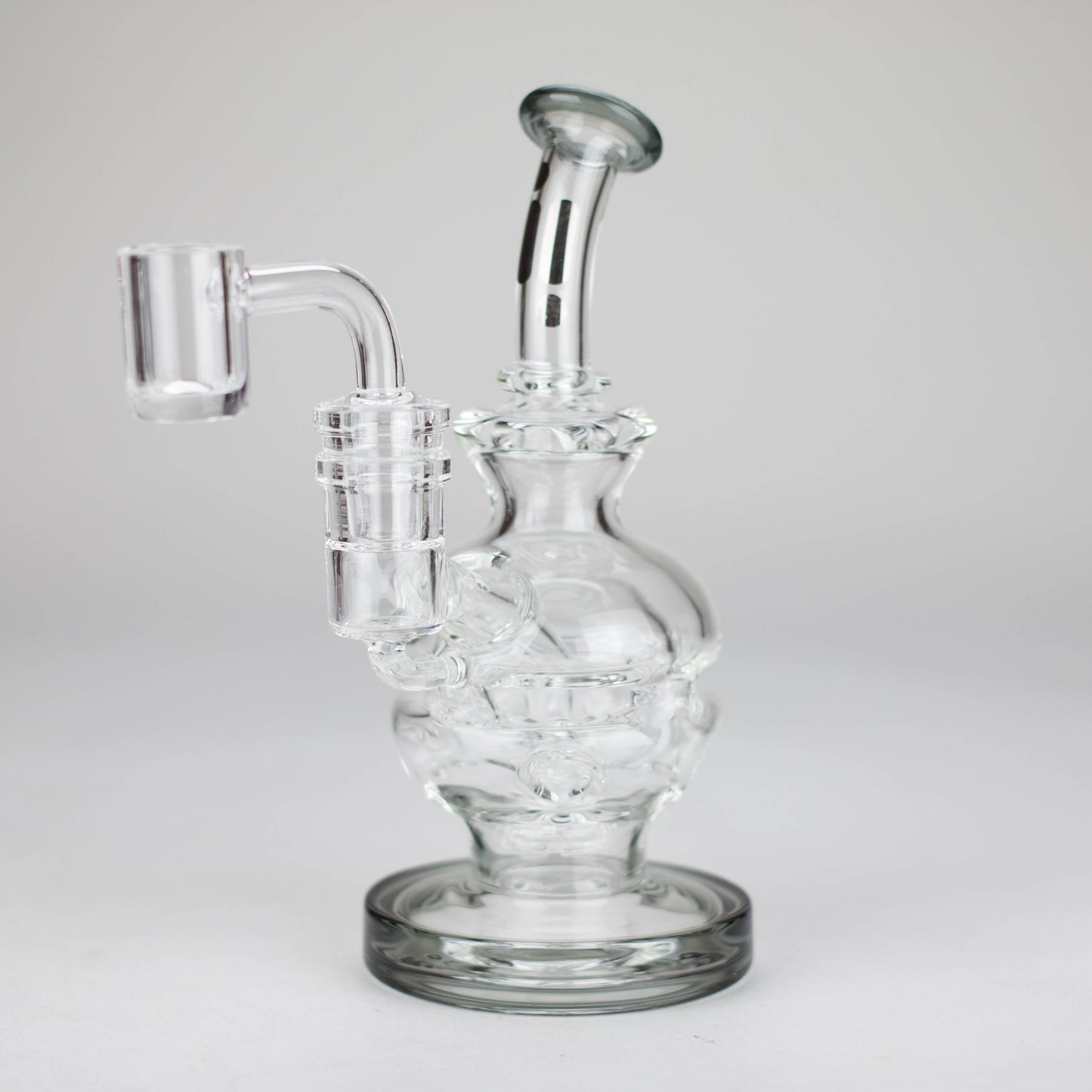 Infyniti | 6" Double glass recycle rig with shower head diffuser [GP1935]_9