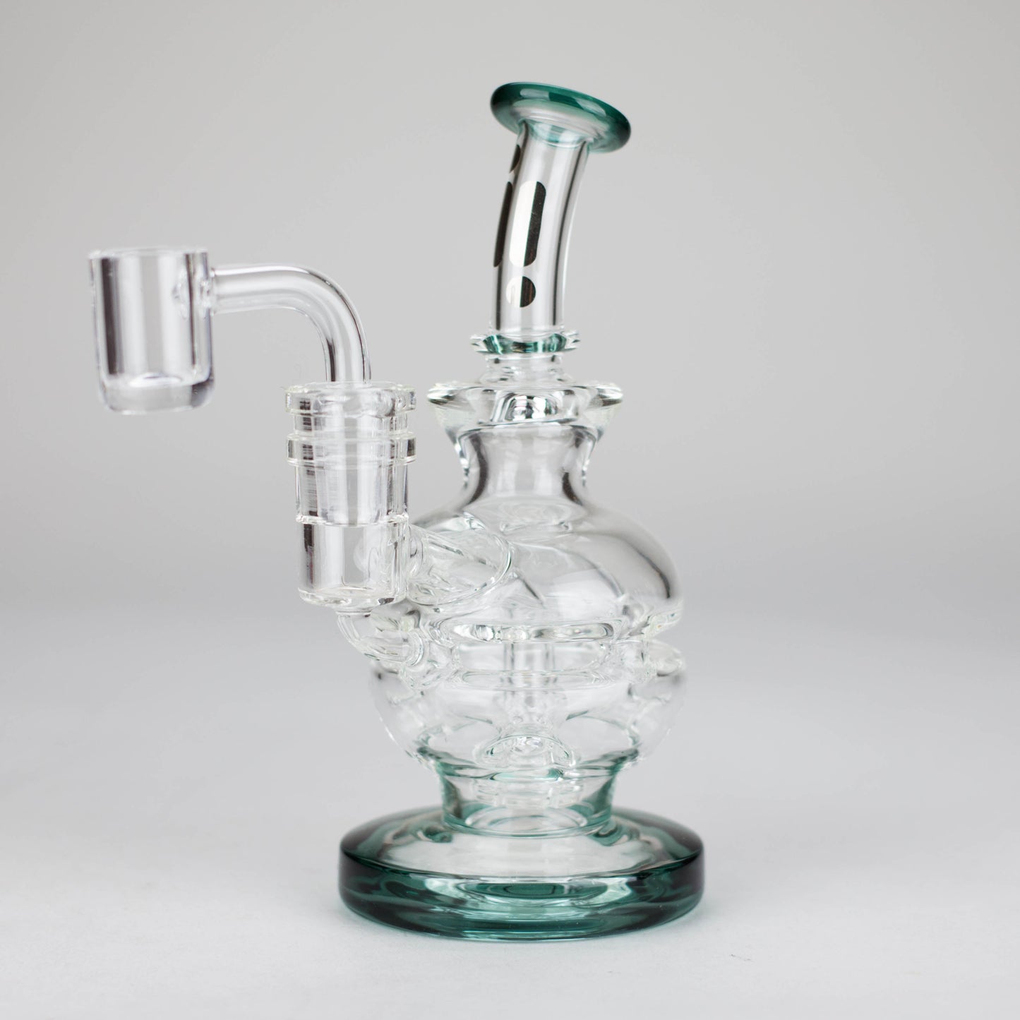 Infyniti | 6" Double glass recycle rig with shower head diffuser [GP1935]_7