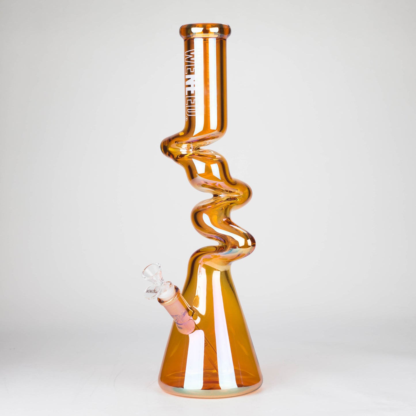 WENEED | 17.5" Iridescent Ripple Glass Bong_4