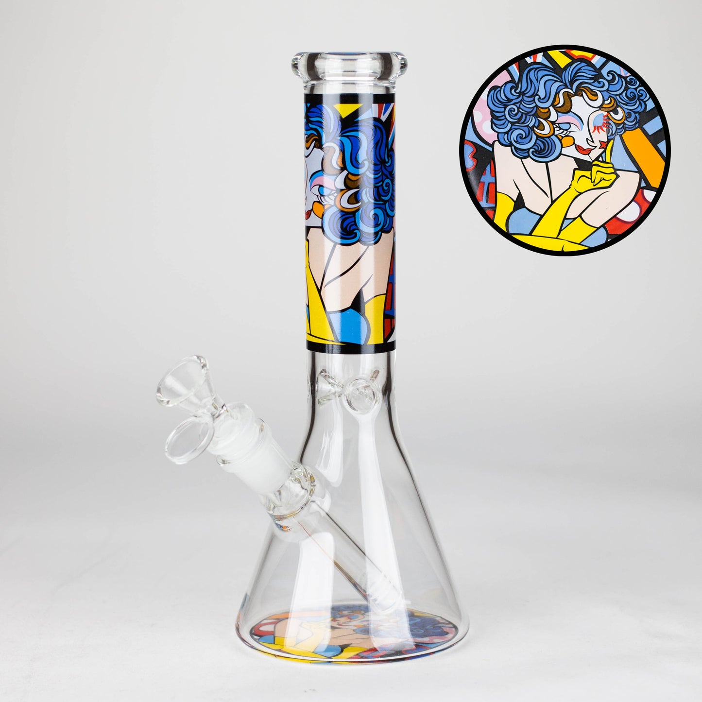 10" Mosaic Flow Glass Bong_4