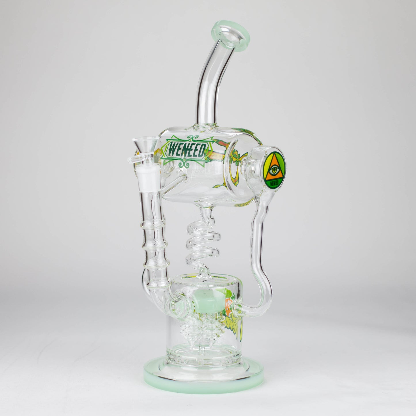 WENEED | 14" Pulse Helix Glass bong_8