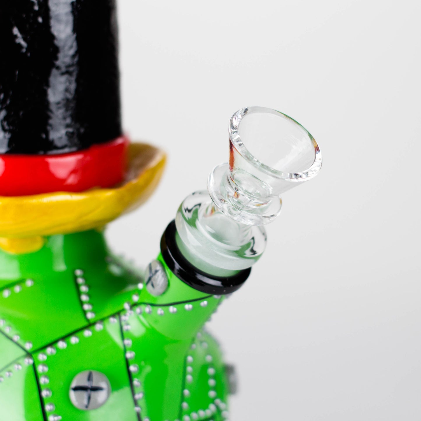 9" Wizard-Themed Sugar Skull Glass Bong [SK05]_6