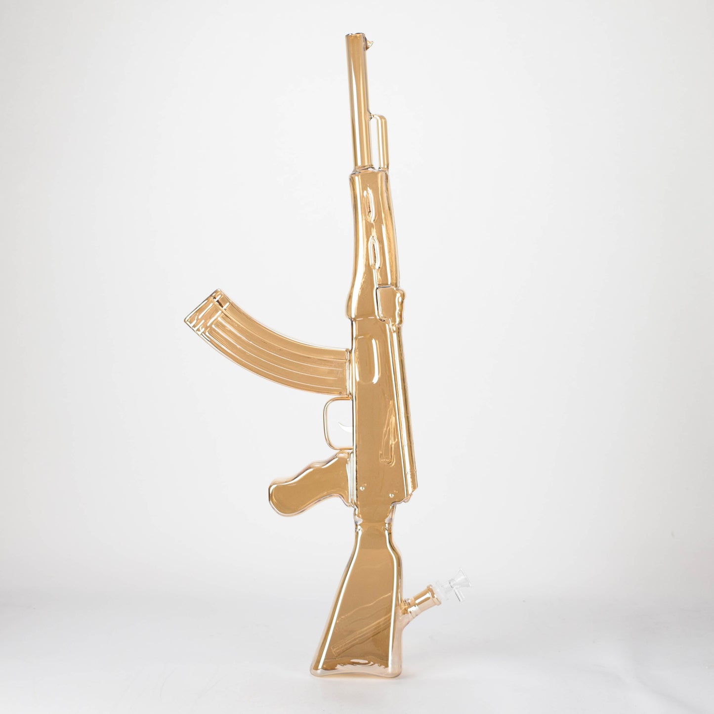 27" Electroplated AK-47 Design Glass Bong with Display Stand [GU001]_3