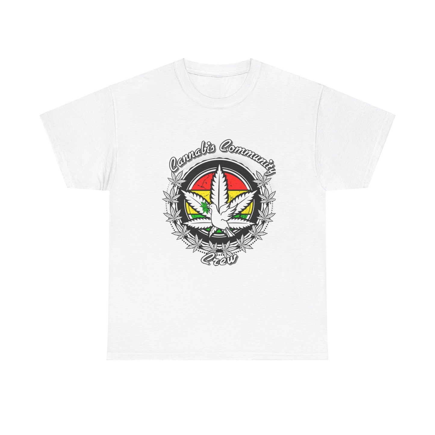 Cannabis Community Unisex Heavy Cotton Tee - Comfortable Cannabis Culture Shirt