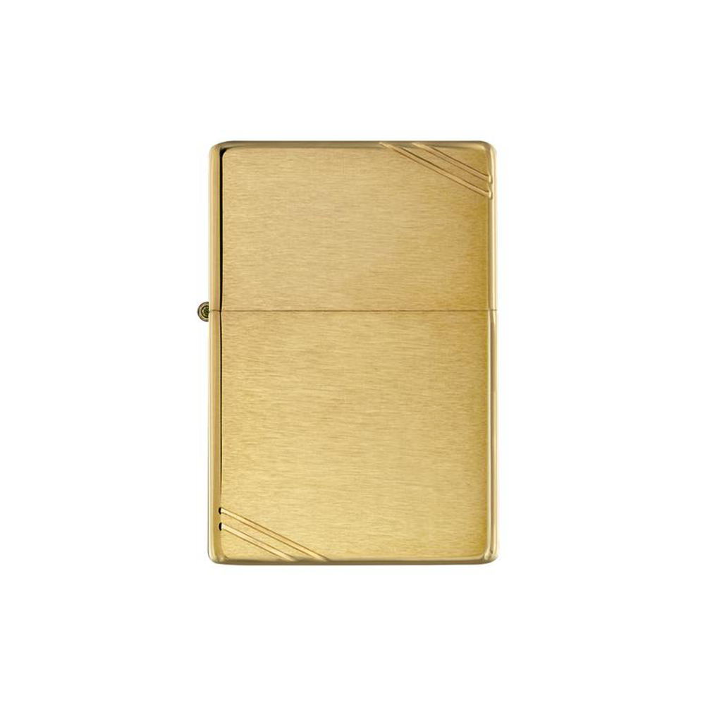 Zippo 240  Vintage BR Fin Brass_1