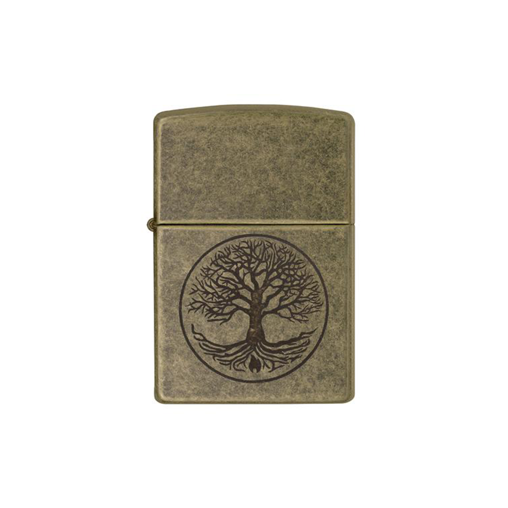 Zippo 29149 Tree Antique Brass_0