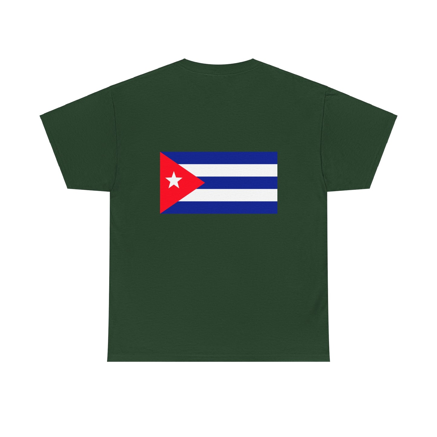 Che Guevara "Viva la Revolución" with Cuban Flag  - Graphic T-Shirt - Unisex Heavy Cotton Tee